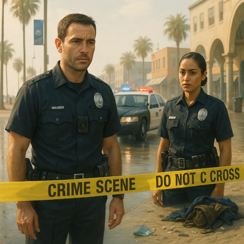 Shadows on Venice Beach