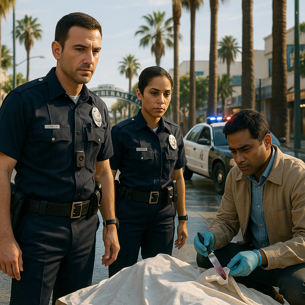 Shadows on Santa Monica