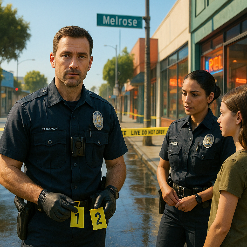 Shadows on Melrose: The Case of the Silent Witness