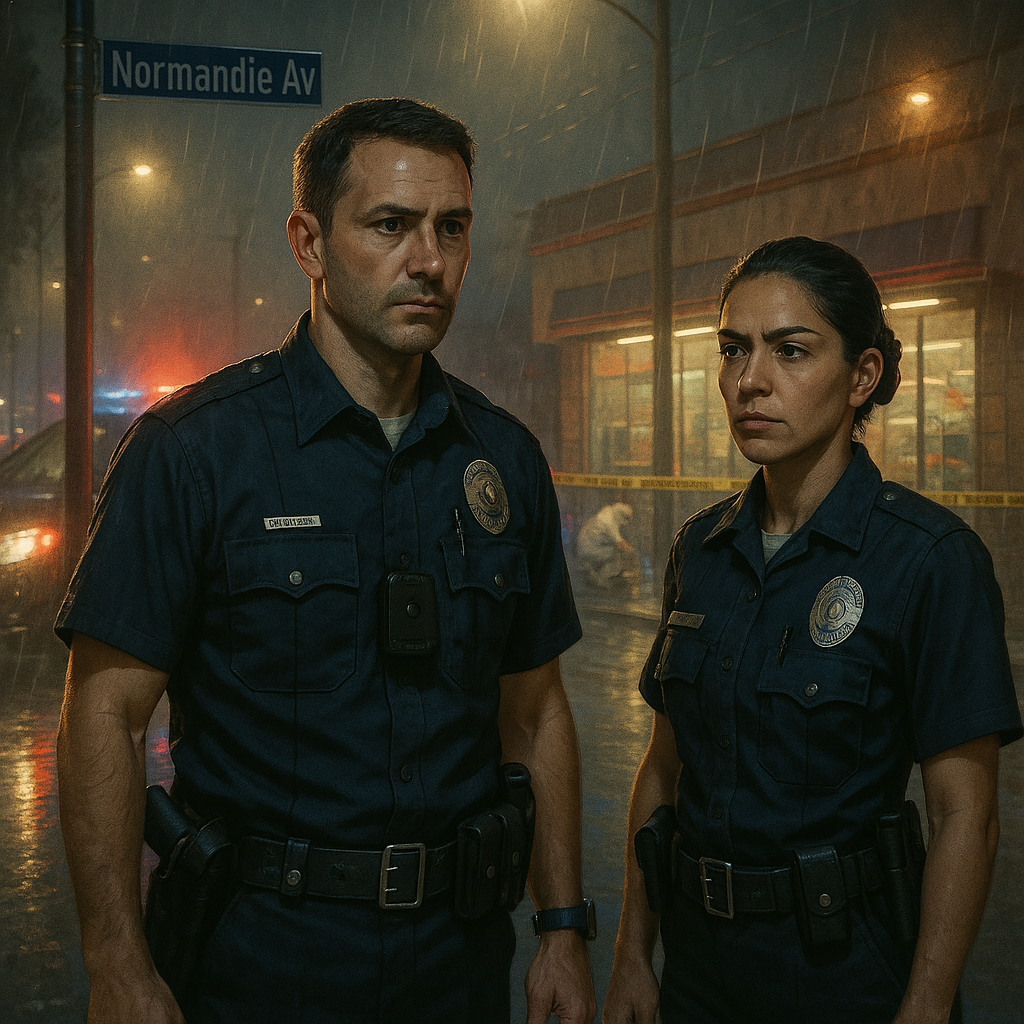 Shadows on Normandie Avenue